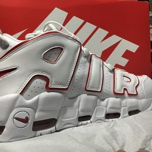 Nike Air Uptempo Retro ‘96 White Varsity 10.5 NEW